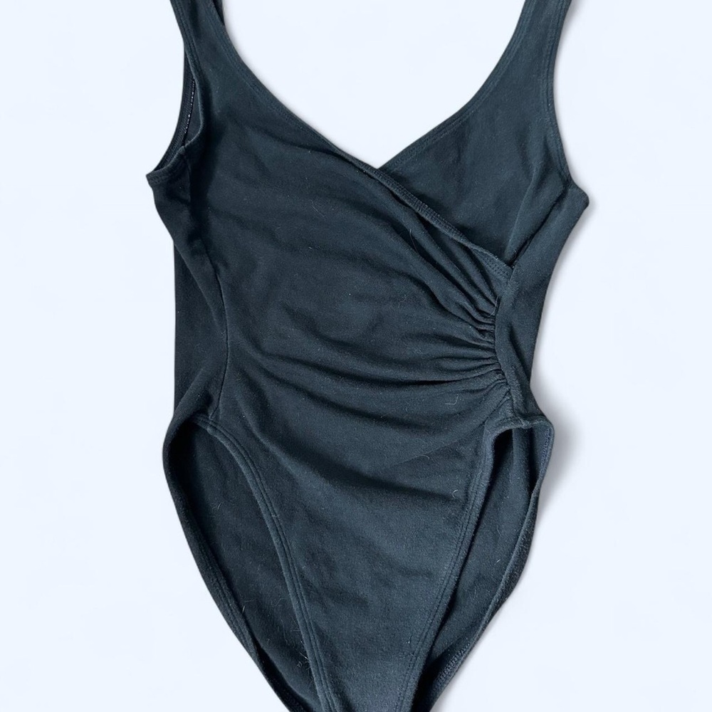 Vintage Black Jacques Morét M Bodysuit - Picture 1 of 7